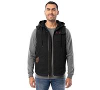 Wrangler Gilet da lavoro foderato da uomo, nero, Medium