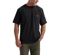 Wrangler Riggs Workwear Men's Big Short Sleeve Pocket T-Shirt, Black, X-Large Tall