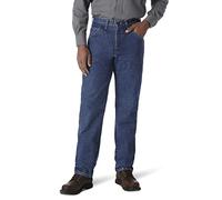 Wrangler Riggs Workwear Mens Fr Flame Resistant Relaxed Fit Jeans, Medium Fade, 42W x 30L US