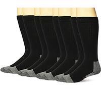 Wrangler Riggs Workwear Over The Calf Work Boot Socks 4 Pair Pack Calza Casual, Nero, L (Pacco da 4) Uomo