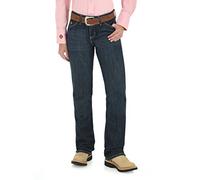 Wrangler Riggs Workwear Womens Fr Flame Resistant Western Mid Rise Boot Cut Jean Work Utility Pants, Rinse Wash, 5x36 US