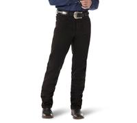 Wrangler “Rigid” - Jeans da Uomo in Stile Cowboy, in Denim, vestibilità Fit Cioccolato Nero. 28W x 30L