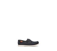 WRANGLER Scarpa barca uomo blu in nabuk 43