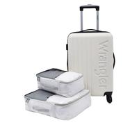 Wrangler Set di bagagli a mano, Beige, 20" Carry-On