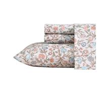 Wrangler Set di lenzuola per letto king size, setose e leggere, decorazioni floreali per la casa, certificato Oeko-Tex (beige floreale occidentale, king size)