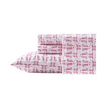 Wrangler - Set di lenzuola per letto singolo, super morbido, accogliente decorazione per la casa, certificato Oeko-Tex (stivali rosa, doppio)