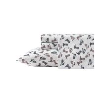 Wrangler - Set di lenzuola, traspirante e resistente alle pieghe, include federe e federe abbinate, decorazione per la casa occidentale (Boots N Hats nero, completo)