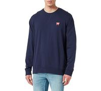 Wrangler Sign off Crew Maglia di Tuta, Real Navy, XXXXL Uomo