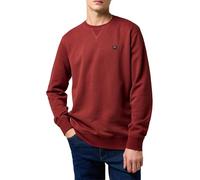 Wrangler Sign off Crew Maglia di Tuta, Rosso Mattone, M Uomo