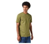 Wrangler Sign Off Tee, T-shirt Uomo, Verde (Oliva Impolverato), 4XL