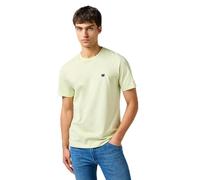 Wrangler Sign off Tee T-Shirt, Verde spuma Marina, L Uomo