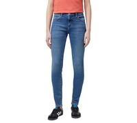 Wrangler Skinny Jeans, Nero Black, 33W / 32L Donna