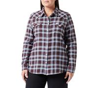 Wrangler Slim Reg Western Shirt Maglietta, Doll, S Donna