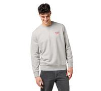 Wrangler Small Graphic Crew Maglia di Tuta, Mid Grey Mel, M Uomo