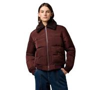 Wrangler Western Puffer Giacca, Mogano, S Donna