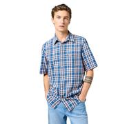 Wrangler SS 1 Pkt Shirt Maglietta, Flamingo Indaco, L Uomo