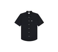 Wrangler SS 1 Pkt Shirt Maglietta, Nero, L Uomo