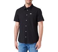 Wrangler SS 1 Pkt Shirt Maglietta, Nero, S Uomo