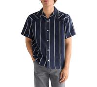 Wrangler SS W Resort Shirt T-Shirt, Blu Navy e Bianco, XXL da Uomo