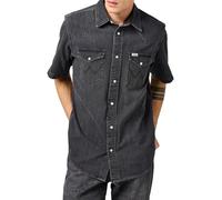 Wrangler SS Western Shirt, Nero incantato, S