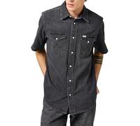 Wrangler SS Western Shirt, Nero incantato, S