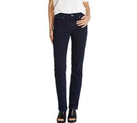 Wrangler Straight Jeans, Nero (Blue Black 51L), 36W / 32L Donna