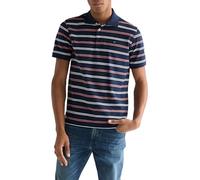 Wrangler Stripe Polo Shirt, Blu Marino, L Uomini
