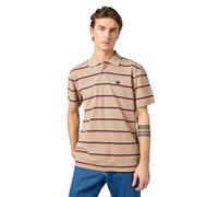 Wrangler Stripe Polo Shirt, Cachi, S Uomo