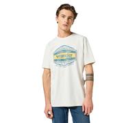Wrangler T-Shirt Americana Faded Uomo Ragazzo Mezza Manica Corta