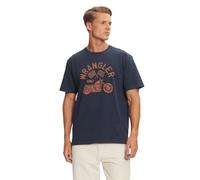 Wrangler T-Shirt Americana Uomo Ragazzo Maglia Mezza Manica Corta