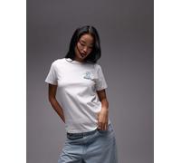 Wrangler - T-shirt bianca con logo stile western-Bianco M