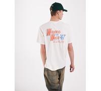 Wrangler - T-shirt bianca con stampa-Bianco XL