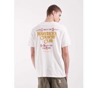 Wrangler - T-shirt bianco vissuto con grafica 2XL