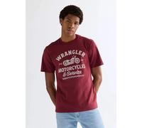 WRANGLER T-SHIRT UOMO AMERICANA TEE RUBY MANICA CORTA GIROCOLLO