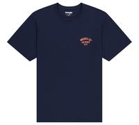 Wrangler tè con Logo Small, Blu Navy, XXL