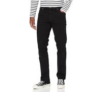 Wrangelr Uomo Texas Elasticizzato Jeans " Get Difficile IN Nero Jet " (W12109004