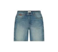 Wrangler Texas Shorts Pantaloncini in Denim, Ocean Surge, 32W Uomo