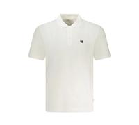 Wrangler, ,Tops ,Uomo ,Bianco ,XL Polo in Cotone Bianco con Logo