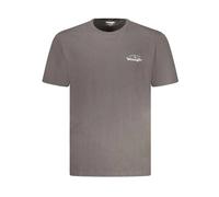 Wrangler, ,Tops ,Uomo ,Grigio ,S T-shirt con Stampa Grafica e Collo Rotondo