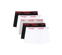 Wrangler Uomo, Boxers, Nero/Bianco/Grigio, Confezione da 5, Grande