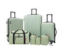 Wrangler Venture Set da viaggio e bagaglio, Laurel, 7-Piece Set