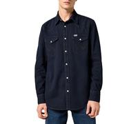 Wrangler Western Shirt Camicia da Uomo, Midnight Rodeo, S
