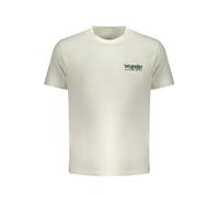 Wrangler White Cotton T-Shirt - M