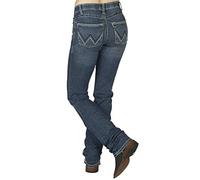 Wrangler Willow Jeans da Equitazione da Donna a Vita Media, 00-38