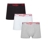 Wrangler Willox Boxer Uomo Cotone Elasticizzato | Underwear Uomo Traspirante | Multipack 3 Pezzi | Intimo Maschile Comfort Quotidiano | Fascia Elastica con Logo Resistente e vestibilità Sicura