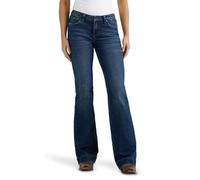 Wrangler Women's Retro Mae Mid Rise Stretch Wide Leg Jean