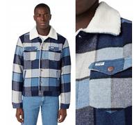 Wrangler Wool Trucker - Giacca da uomo, Captains Blue, L