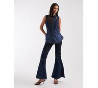 Wrangler x Lainey Wilson - Flame - Jeans a zampa color indaco-Blu W29 L32