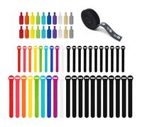 Wrap-It Storage Cable Management Value Pack - 40 fascette autobloccanti, 20 etichette per cavi, rotolo autobloccante perforato da 12 piedi - Per