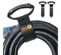 Wrap-It Storage - Facile da trasportare - 55,9 cm (confezione da 2) - Heavy Duty Hook and Loop Cord cinghia di trasporto, gancio e organizer con manico